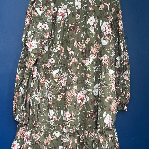 FRYE AND CO. Floral Green Dress - Picture 2 of 2